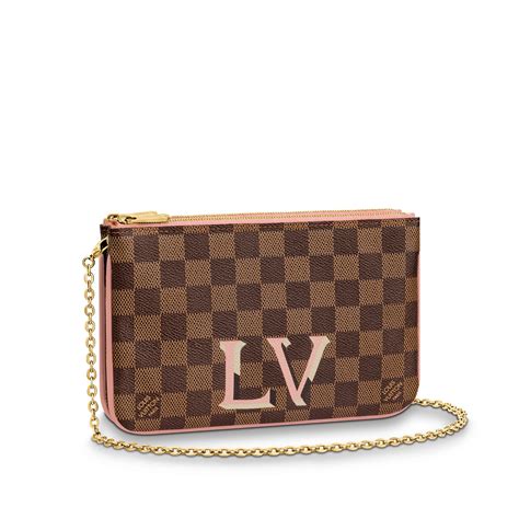 louis vuitton double zip pochette what fits|louie vuitton double pochette.